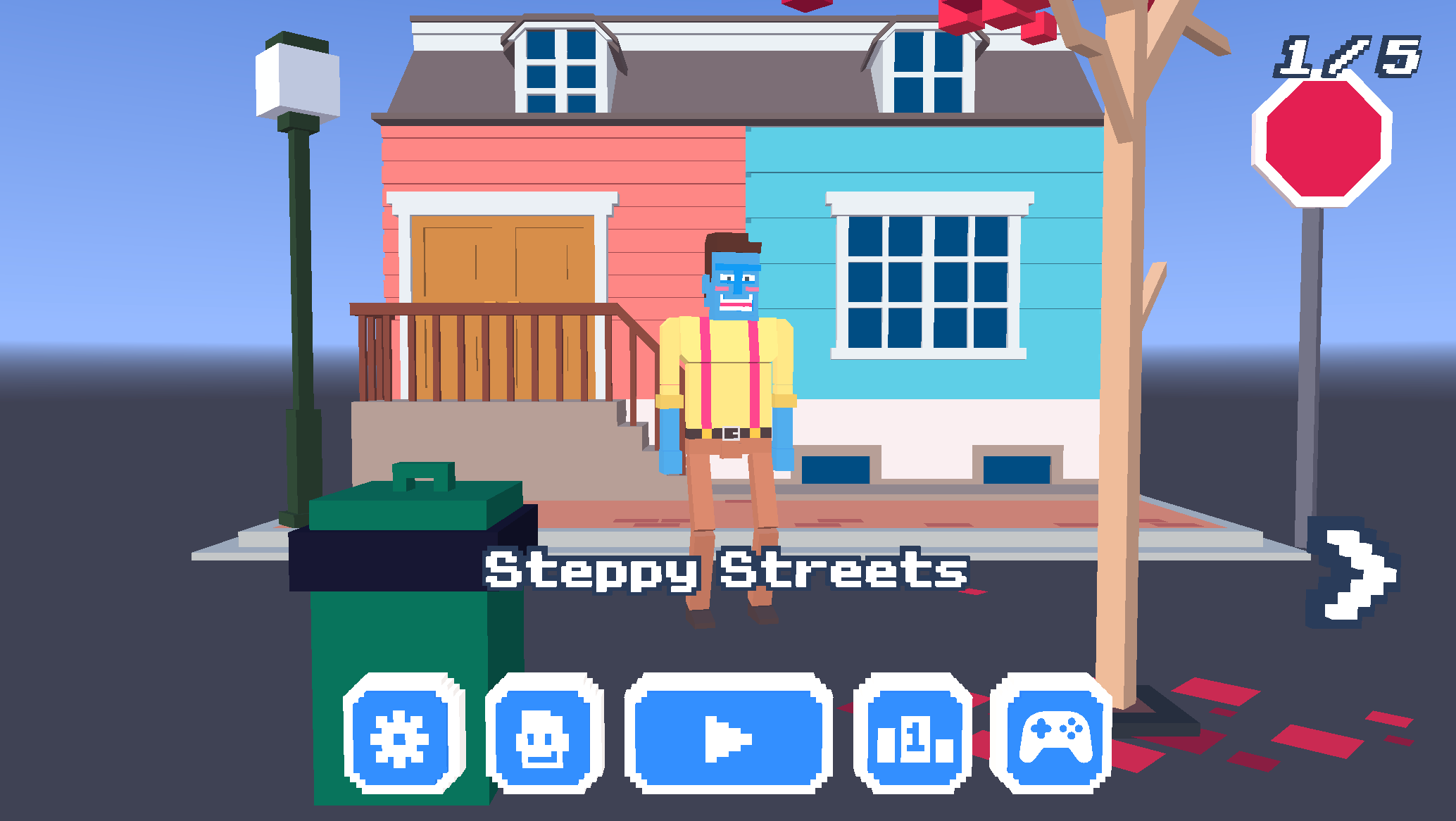 Wacky Steps screenshot 1